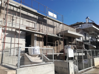 <b>Residence</b><br />Νέα ισόγεια κατοικία με υπόγειο στο Γέρακα - Λυκούργου 11Α, Γέρακας (2018-μελέτη, 2019-κατασκευή) Ε. Σελιανίτη
